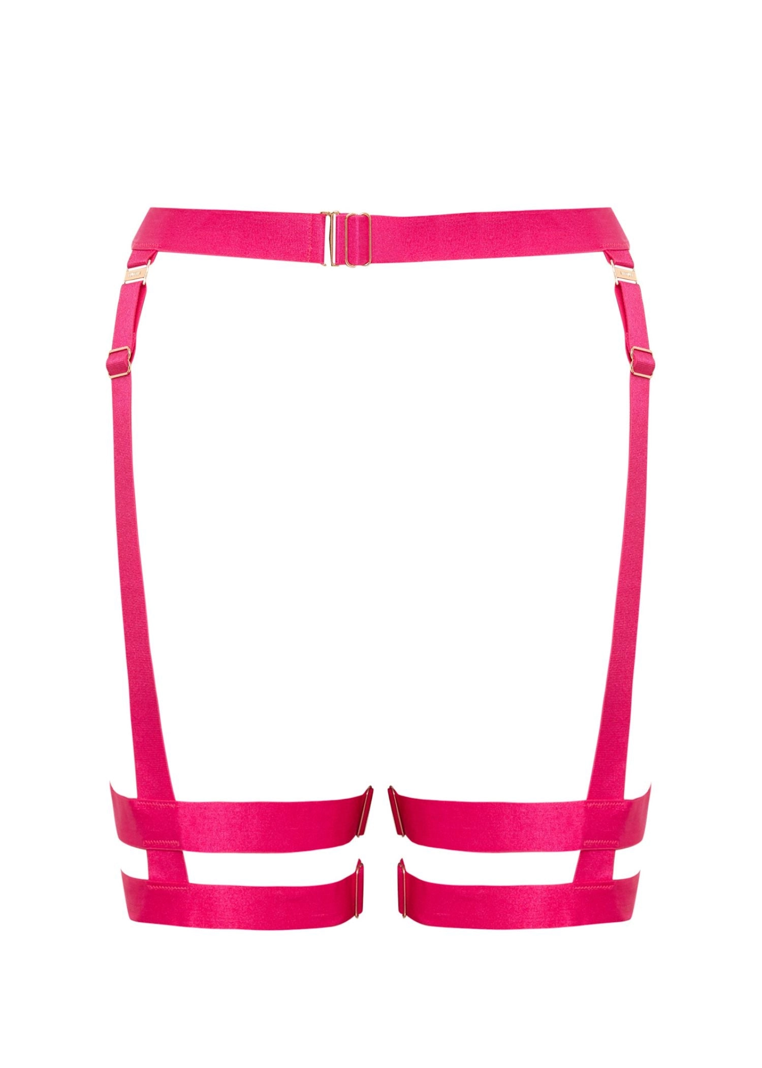 Trinity Thigh Harness (Fuchsia Pink)