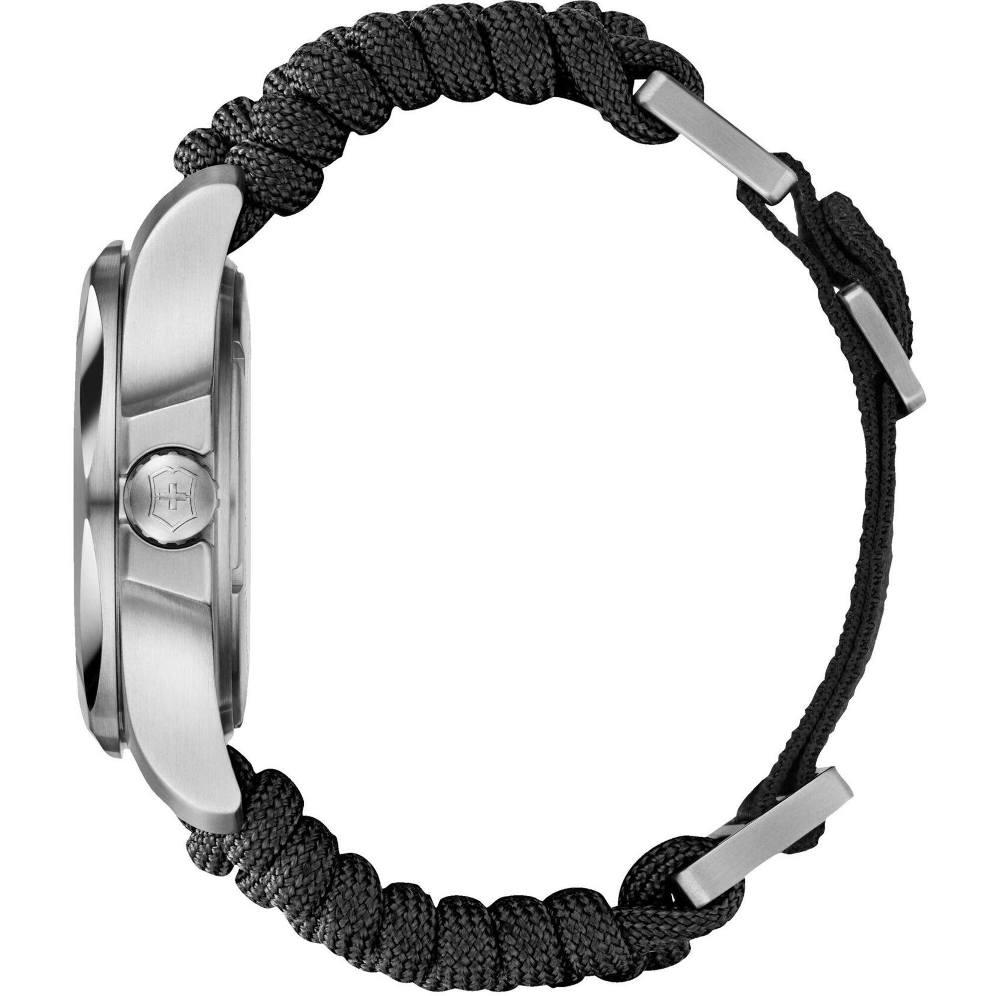 Victorinox Swiss Army Men's Watch - I.N.O.X. Quartz Black Dial Strap Dive | 241726