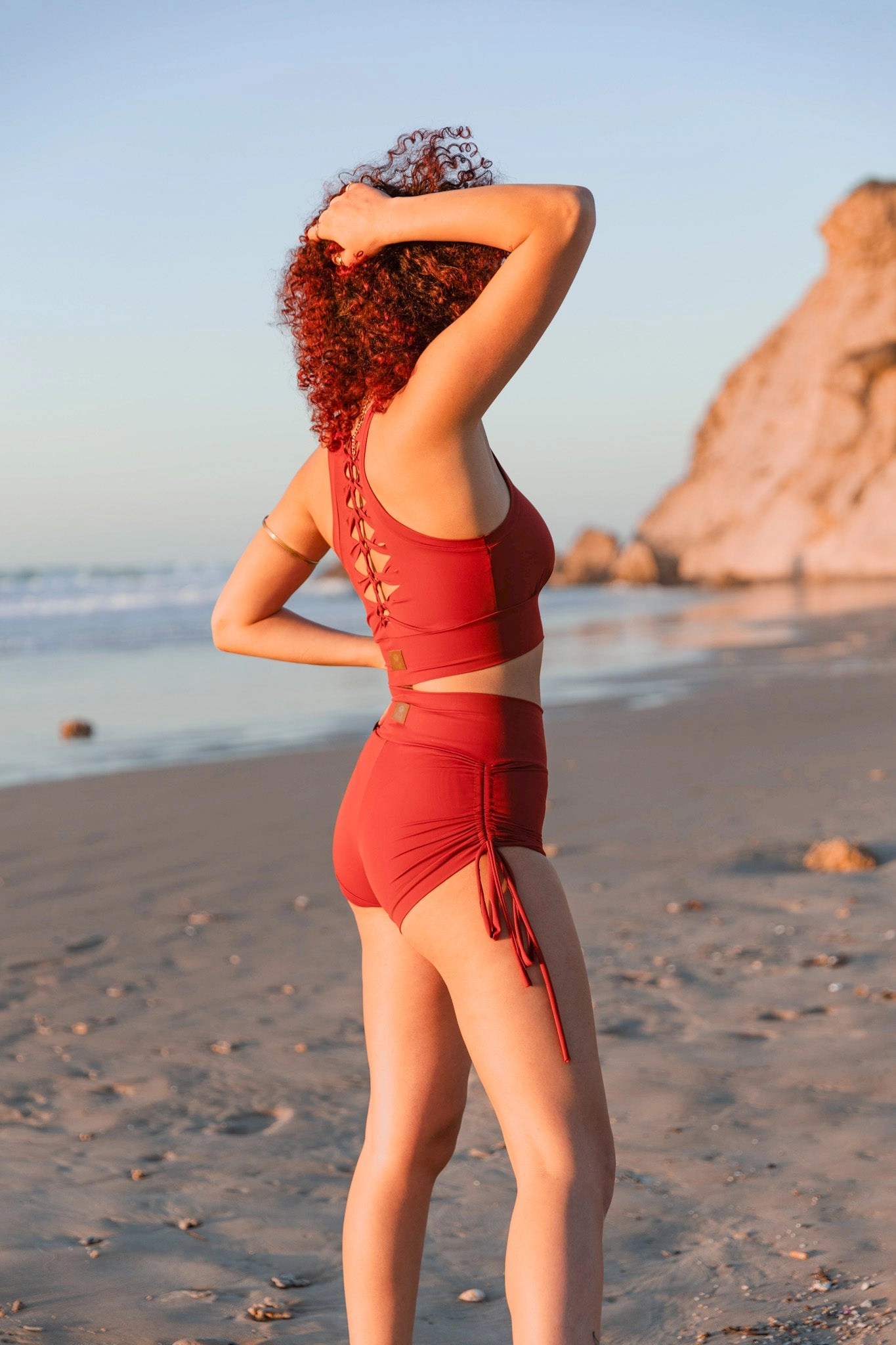 Wholesale - Yoga Tank Top in Orange, Sexy Yoga Clothes