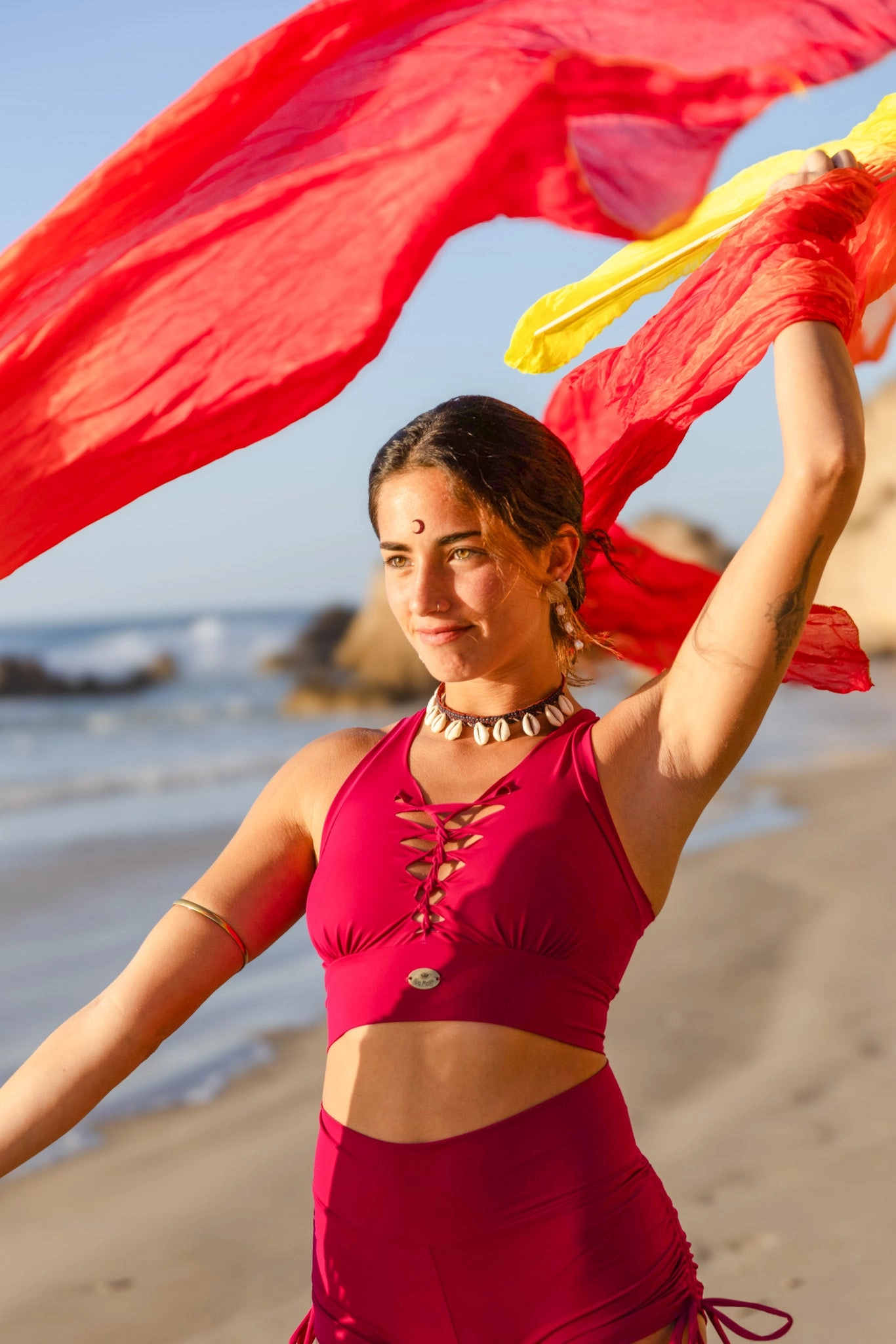 Wholesale - Yoga Tank Top in Pink, Sexy Yoga Clothes